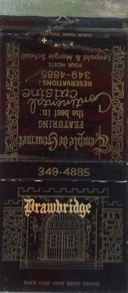 Drawbridge Restaurant - Matchbook